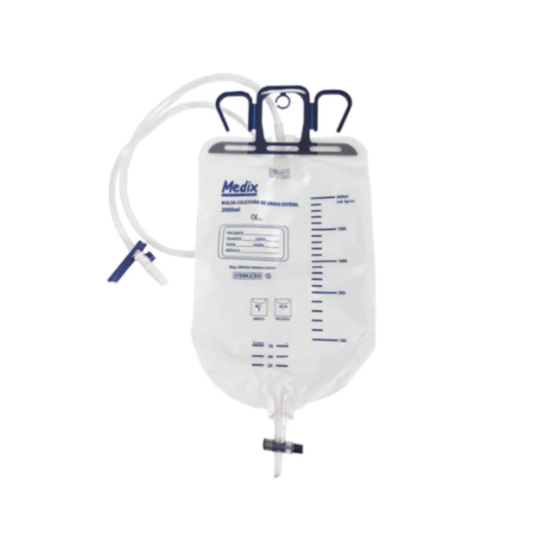 Bolsa Coletora De Urina 2000Ml Sistema Fechado
