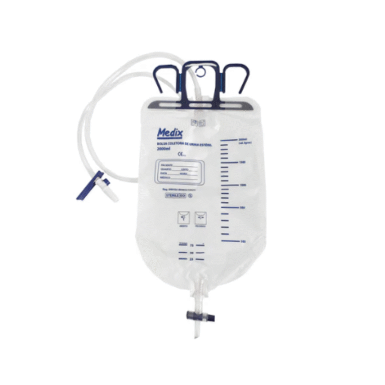 Bolsa Coletora de Urina 2000ml Sistema Fechado