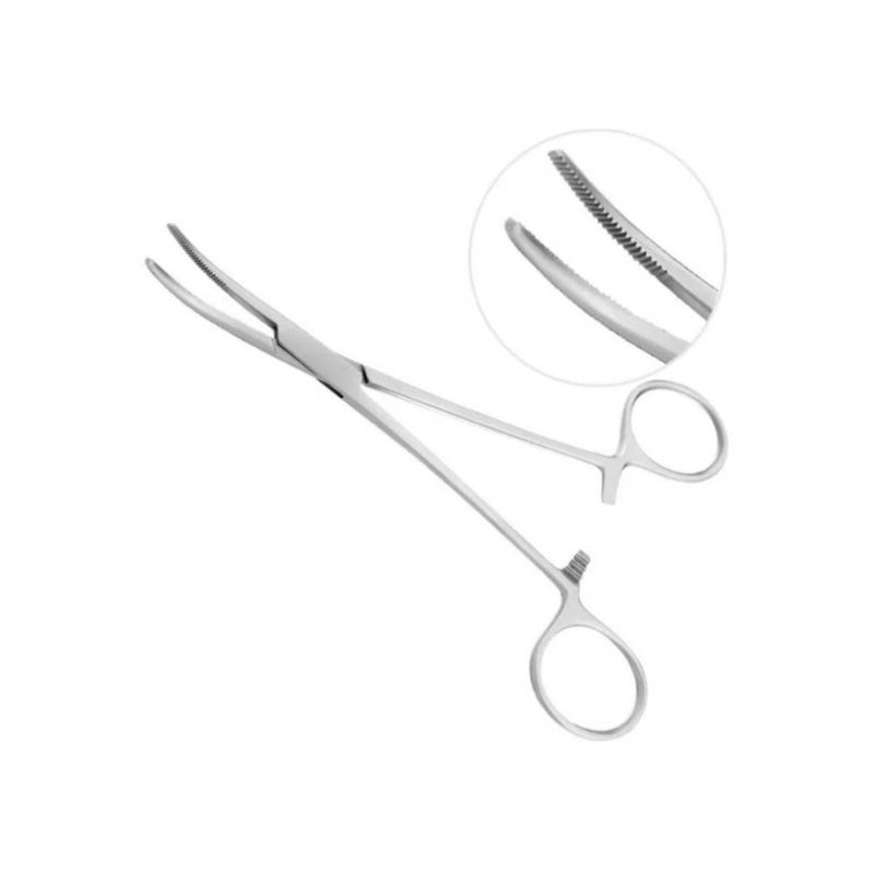 Pinça Kelly 16cm Curva - ABC