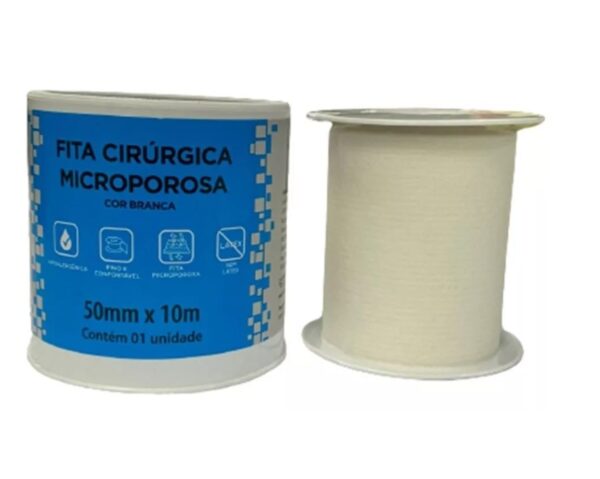 Fita Microporosa 50mm x 10m Branca - Ciex do Brasil