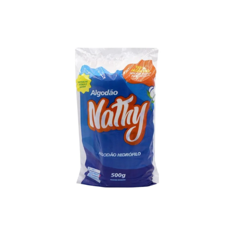 Algodão Hidrófilo 500g - Nathy