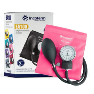 Aparelho de Pressão Fecho Velcro Cor Pink - Incoterm
