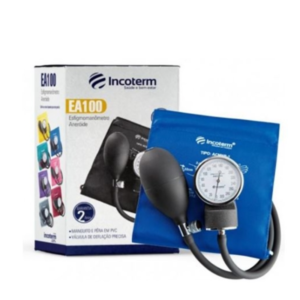 Aparelho de Pressão Fecho Velcro Cor Azul - Incoterm