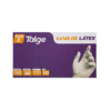 Luva de Latex Com Pó Com 100 Unidades -Talge