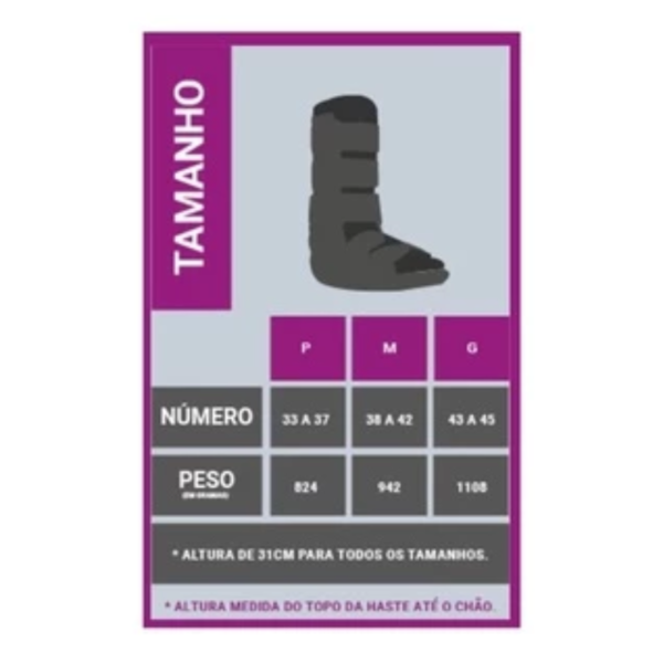 Bota Imobilizadora Curta Anatômica Bilateral - Dilepe - Image 2