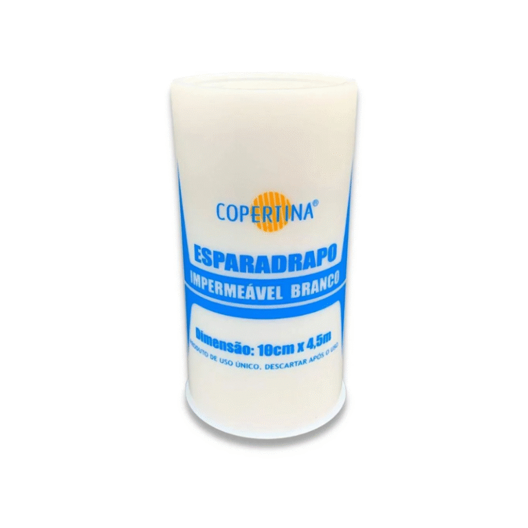 Esparadrapo Impermeável Branco 10cm X 4,5m