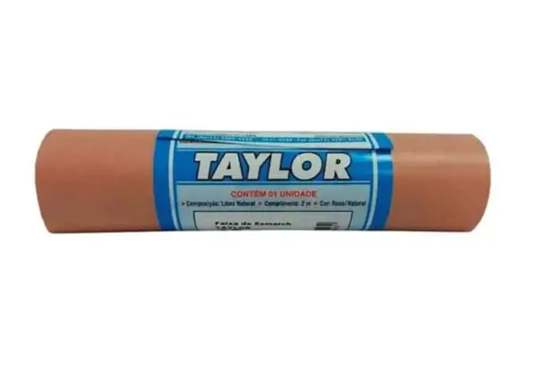 Faixa Esmarch 10,0Cmx2,0Mt - Taylor