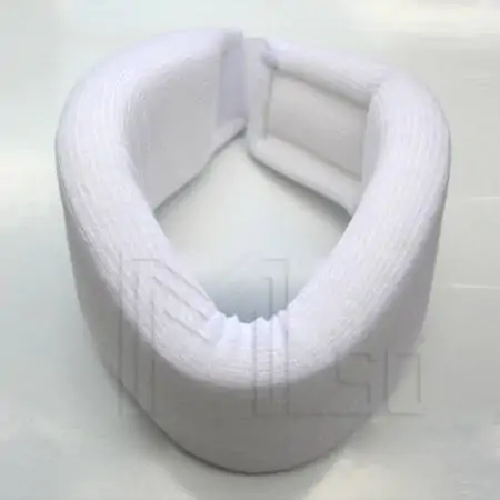 Colar Cervical De Espuma Branco Tamanho Grande - M - Só - Imagem 2