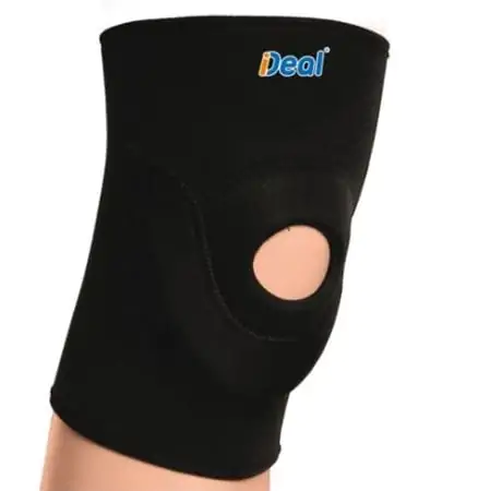 Joelheira Com Suporte Subpatelar Tamanho Médio Preto - Ideal - Imagem 2
