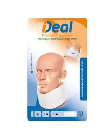 Colar Cervical De Espuma Azul Marinho Tamanho Grande - Ideal - Imagem 3
