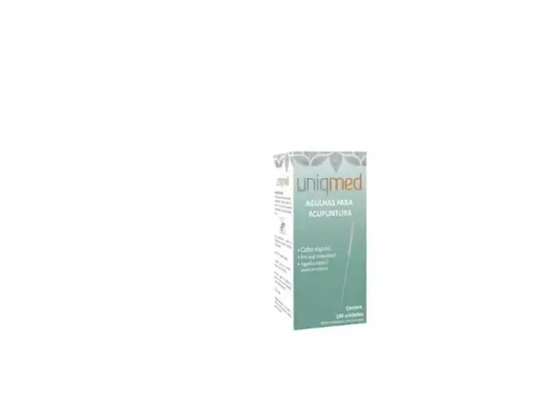 Agulha Para Acupuntura 0,25X40 Com 100 Unidade - Uniqmed
