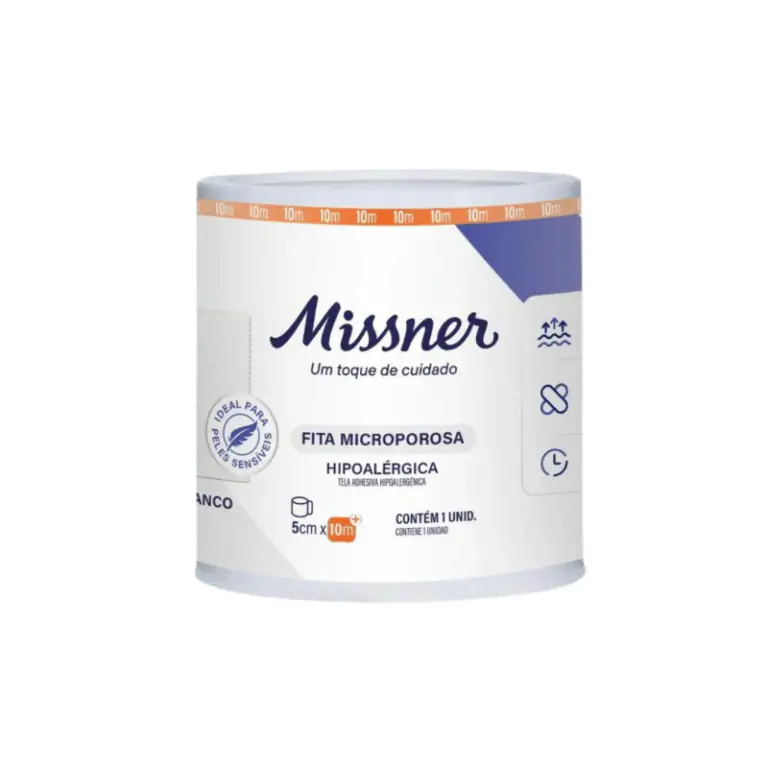 Fita Microporosa Branca 50mmX10m - Missner