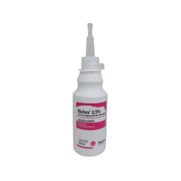 Riohex Clorexidina 0,5% Alcoólica 100Ml - Rioquímica