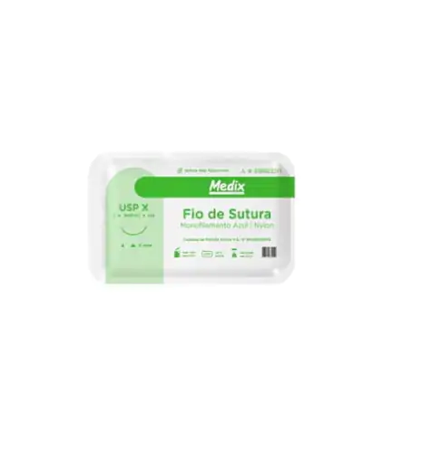 Fio Nylon 2-0 Com Agulha 2,0Cm Com 1 Envelope Medix