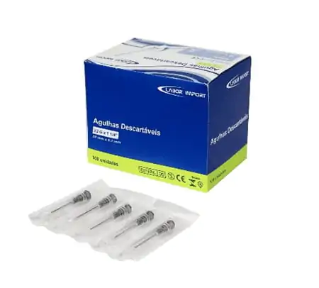 Agulha Hipodérmica 30X07 Com 100 Unidades - Laborimport - Imagem 2
