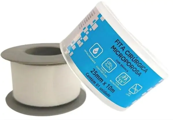 Fita Microporosa 25Mm X 10M Branca -Ciex Do Brasil