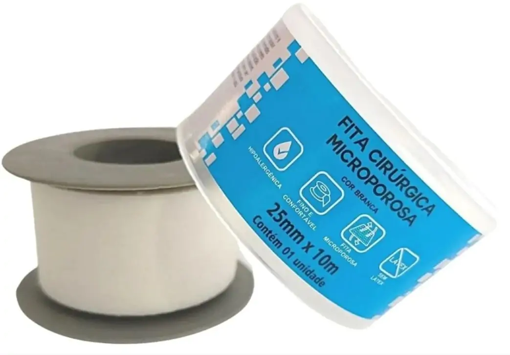 Fita Microporosa 25mm x 10m Branca -Ciex do Brasil