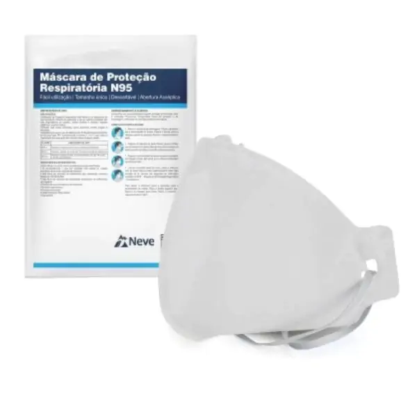 Máscara De Proteção N95/Pff-2.S. Sem Válvula Neve - Imagem 2