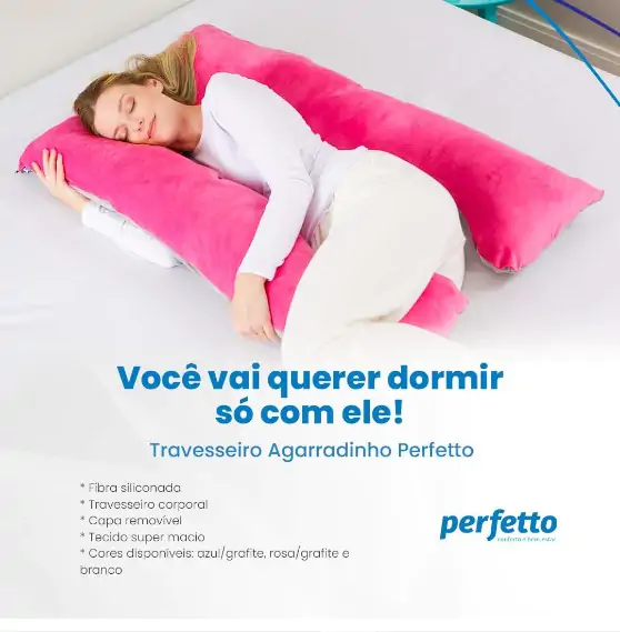 Travesseiro Agarradinho Corporal