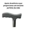 Bengala Dobrável em Alumínio Com Regulagem SC501 Cinza Hidrolight - Image 3
