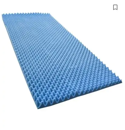 Colchão Caixa De Ovo Solteiro D28 Azul- Espumabraz