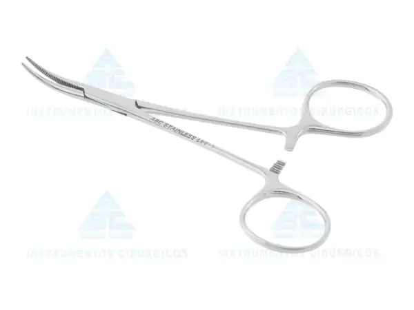 Pinça Halstead Mosquito Curva Tamanho 12Cm - Abc