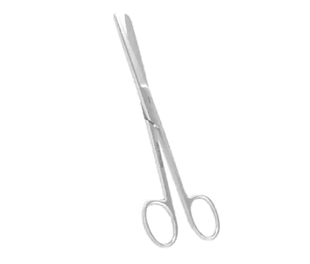 Tesoura Cirurgica Reta Romba/Romba Tamanho 15cm - ABC