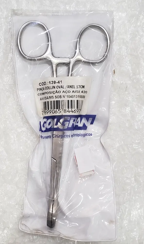 Pinça Collin Oval/Anel Tamanho 17Cm - Golgran - Imagem 3