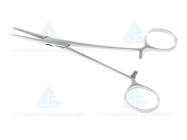 Pinça Crile Reta Tamanho 14Cm Para Pedículos - Abc