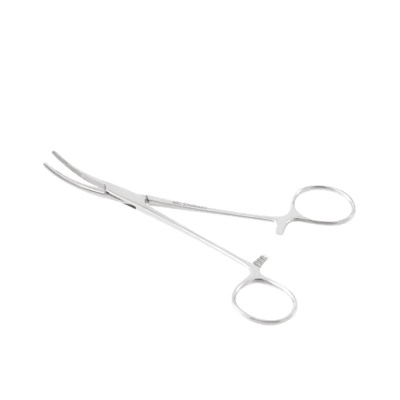 Pinça Kelly 14cm Curva - ABC