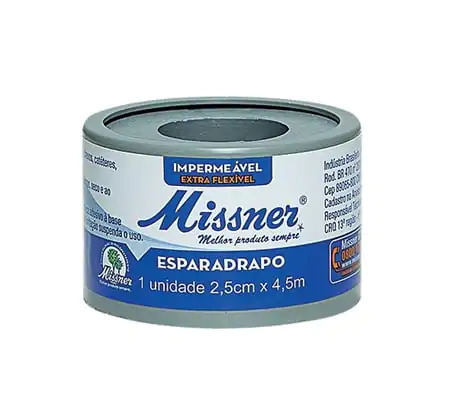Esparadrapo Impermeável 2,5Cmx4,5M - Missner