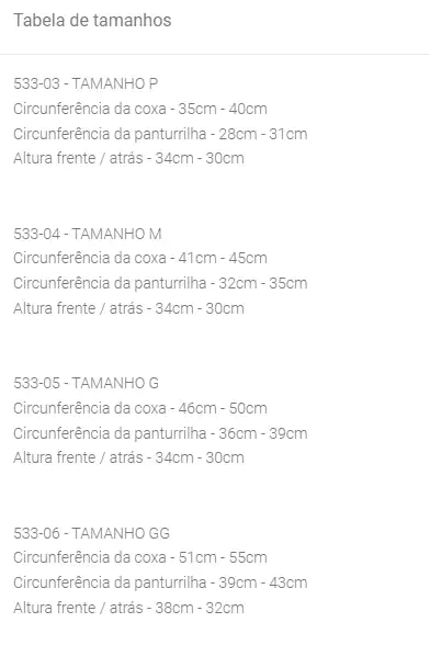 Joelheira Newprene Cintas Cruzadas Tamanho Grande Referência:533-05 - Salvape - Image 3