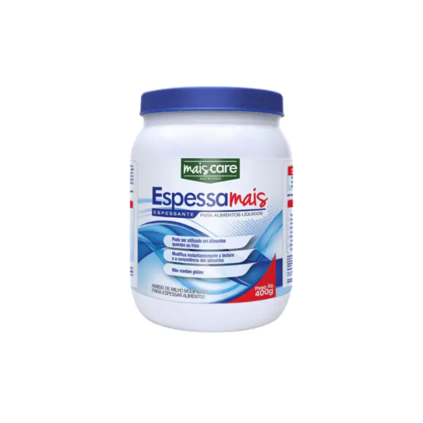 Espessante Mais Care Espessa Mais Clean O Translúcido Para Alimentos Líquidos 400G