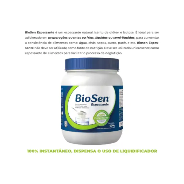 Espessante Alimentar 400G Amido De Milho - Biosen - Image 2