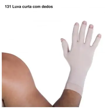Luva Curta Com Dedos Tamanho Médio Referência:131M - Model Slim - Image 2