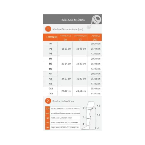 Meia Sigvaris Select Comfort 7/8 20-30Mmhg Sem Ponteira - Imagem 4