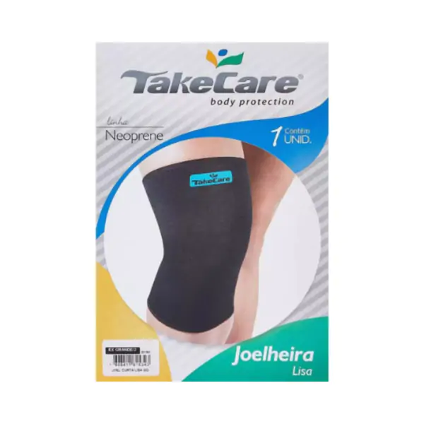 Joelheira Lisa Curta - Takecare - Imagem 3