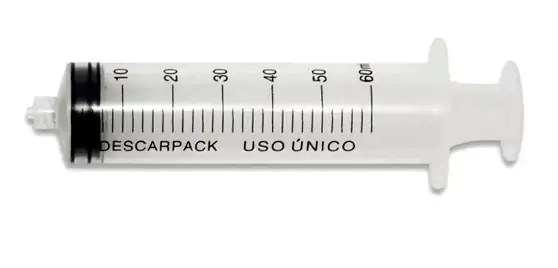 Seringa 60Ml Sem Agulha Bico Luer Lock - Descarpack