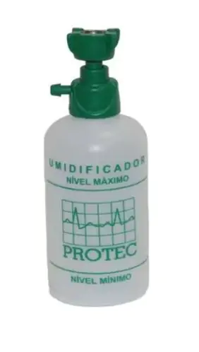 Umidificador De Oxigênio Frasco 250Ml Protec