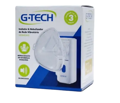 Inalador e Nebulizador de Rede Vibratória G-TECH