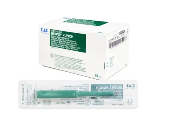 Punch Dermatológico Para Biopsia Estéril - Kai - Imagem 2