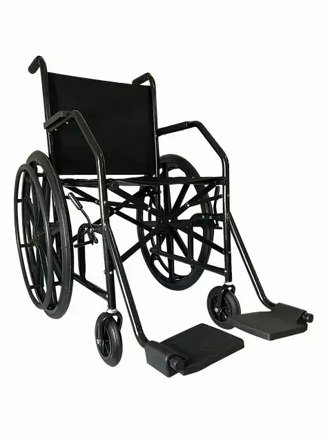 Cadeira De Rodas Simples Pneu Maciço 22 Roda Nylon -Mm Cadeiras