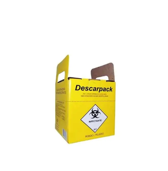 Coletor De Material Perfurocortante 3 Litros - Descarpack