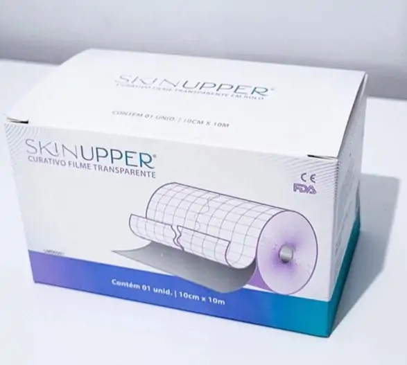 Curativo Filme Transparente Rolo 10Cm X 10M Skinupper