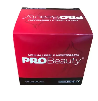 Agulha Lebel e Mesoterapia 30X4X0,30 Com 100 Unidades Probeaty