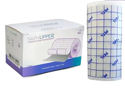 Curativo Filme Transparente Rolo 10cm x 10m Skinupper - Image 4