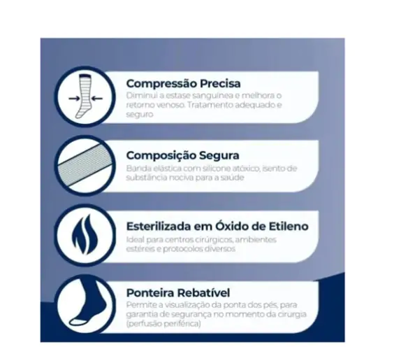 Meia Antitrombo 7/8 - Sigvaris - Imagem 3