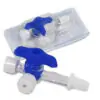 Torneirinha Descartável 03 Vias Luer Lock Com 01 Unidade Solidor - Imagem 3