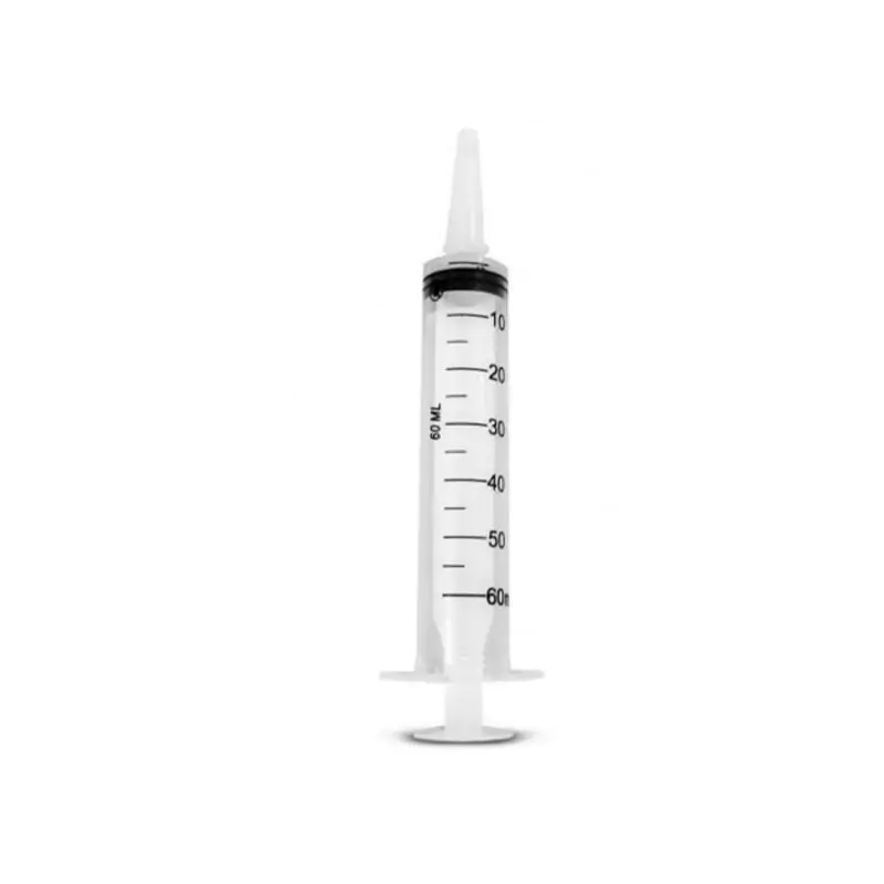 Seringa Descartável 60ml Sem Agulha Bico Cateter - Injex