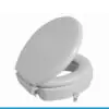Assento Sanitário Elevado 11cm Almofadado Para Cadeira de Banho - Astra